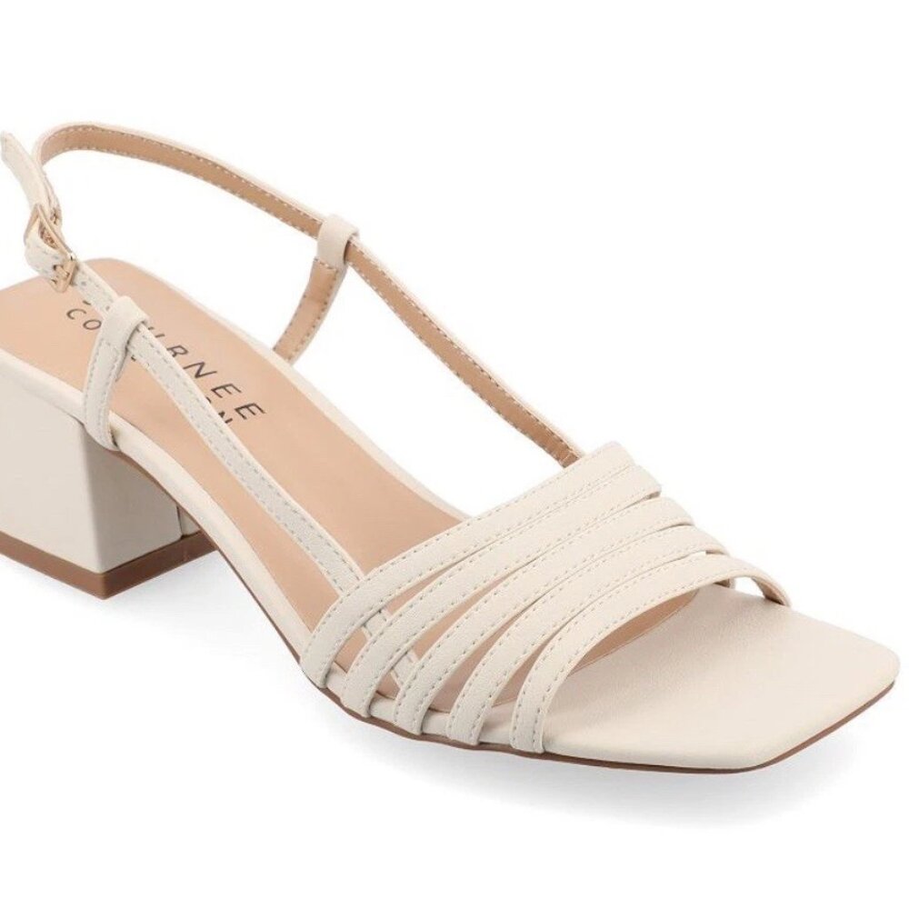 Journee Shayana Women’s Tru Comfort Foam Sandals Size 11, Ivory ($82 Retail)